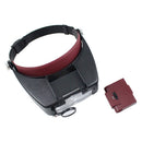 10X Headband LED Magnifying Glasses Magnifier Loupe Jewelry Reading (Red) Newly