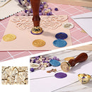 Retro Wax Seal Stamp Sealing Stamp Head for Envelopes Gift (Ginkgo Biloba) Newly