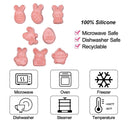 Cookie Cutter 8 Pack Easter Biscuit Cookie Mold Sugar Craft - Bunny Egg