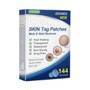 Mole Remover Patch Breathable Warts Invisible Stickers Cleaning Care (144pcs)