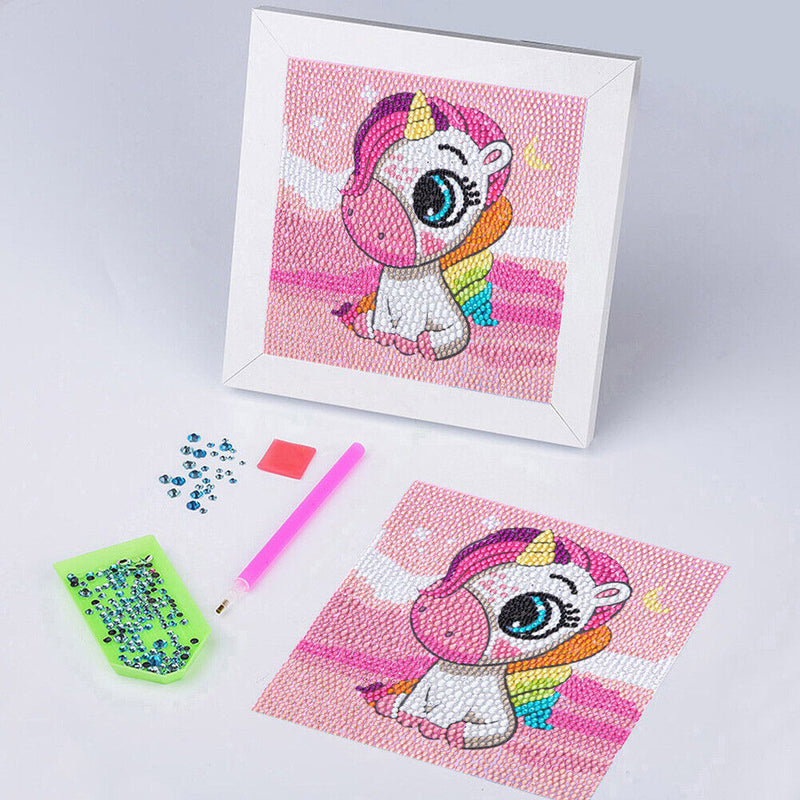 DIY Diamond Painting Full Round Crystal Drill Animal Decor for Kids (DX051)