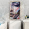 Half Face Oil Paint By Numbers Kits DIY Handpainted on Canvas Wall Art Gift