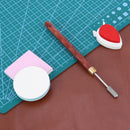 DIY Leather Edge Treatment Roller Pen Sandalwood Edge Oil Pen (Light Brown)