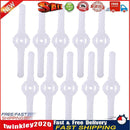 10pcs Plastic Electric Lawn Mower Blade Cutter Replacement Blades White Newly