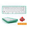 Hot Swap Keyboard Kit Bluetooth-compatible with 72pcs Red Shafts (Green)
