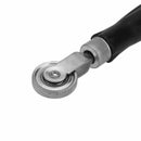 Portable Car Tire Repair Tool Metal Compaction Roller with Rubber Handle