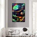 Planets in Sky Oil Paint By Numbers Kit DIY Drawing for Adults Home Decoration