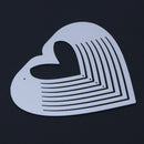 Hollow Heart DIY Metal Stencil for Scrapbook Embossing Craft Cutting Die-15