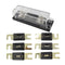 Car Audio Fuse Holder Transparent Cover Car Fuse Box for Automotive Boat Marine