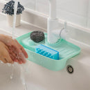 Faucet Splash-Proof Draining Rack Silicone Kitchen Sink Collection Pad Non-Slip.