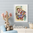 Handmade Sleeping Baby 5D DIY Full Round Drill Drawing Kit Diamond Painting Gift