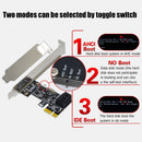 SA3001 2 Port SATA III PCIe Card SATA 3.0 to PCI-e 1X Adapter with Bracket Newly