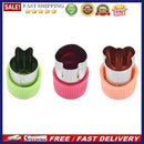 5x3pcs Star Heart Rabbit Shape Vegetables Cutter Cooking Baking Molds (A)