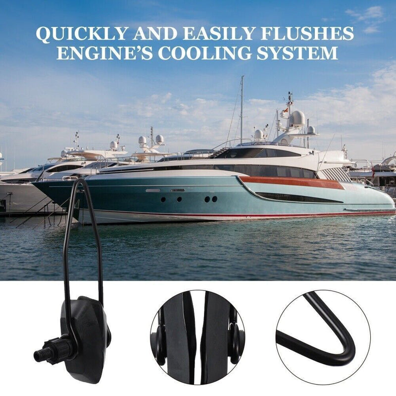 Yacht Marine Boat Motor Flush Sterndrive Outboard Lower Unit Round Muff Flusher