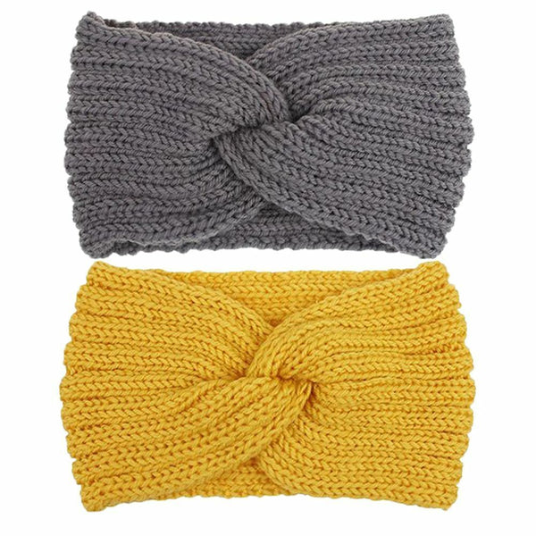 Wrap Hair Accessories Cross Knot Hairband Ear Warmer Headband Knitted Headband