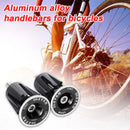 1 Pair Aluminum Bicycle Handlebar Cap Grip Bike Handlebar End Plug (Black) Newly