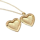 Heart Flip-open Friend Photo Picture Frame Locket Pendant Necklace Chain I2I9