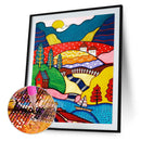 5D Diamond Painting DIY Cartoon House Full Round Diamond Mosaic Art
