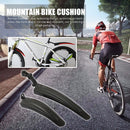 2pcs Mountain Bicycle Splash Fender Guard Bike Rear Front Mudguard (Black) Newly