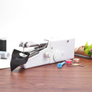 Portable Mini Handheld Electric Sewing Machine Set w/Pins Scissors Bobbins
