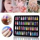Nail Glitter Powder Nail Art Gel Polishing Manicure Decor Kit Colorful Sequin