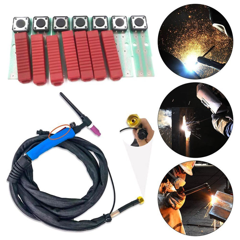 Argon Arc TIG Welding Torch Electronic Switch Chip Trigger Switch Blue Handle