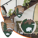 Park Signs National Park Service Arrowhead Forestry Shield Shape Sign Ornament