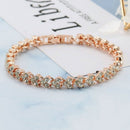 Women Tennis Bracelet Crystal Diamonds Hand Chain Gift Charm for Wedding Pa