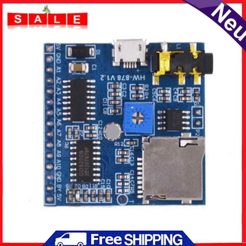 Voice Playback Module with Indicator MP3 Prompt Module Voice Broadcast Device