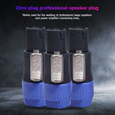 10x NL4FC Speaker Connectors 4 Pin Male Audio Cable Jack Ohm Plug Adapters
