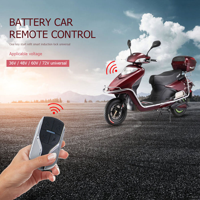 Remote Control Electric Scooter Alarm 110dB Moped Anti-theft Alarm Safe Sys