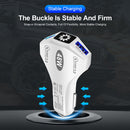 Portable Mobile Phone Fast Charging Adapter 48W 2 Ports USB QC3.0 Car Charger