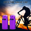 1 Pair Aluminum Alloy Bicycle Ready Pull Valve Cap Protector for MTB Road Bike