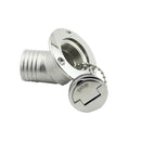 Marine Stainless Steel RV City Deck Filler Gravity Water Fill Inlet Oil Inlet