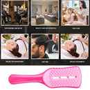 Anti-static Comb Hollow-out Massage Hair Brush Hairdressing Tool (Red) Newly