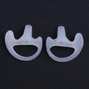 Soft Ear Bud for Covert Acoustic Tube Earpiece for Two-way Radio(White M)