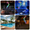 Waterproof Mirror Ball Windbell Lights LED Solar Wind Chimes Lights Lawn Lamps