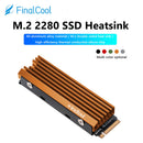 #A FinalCool 08 Aluminum Alloy Heat Sink M.2 NVME NGFF 2280 SSD Cooling Heat