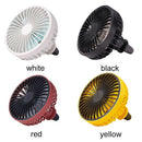 Car Accessories Colorful LED Summer Cooling Cooling Air Circulator Car Fan