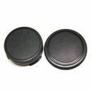 2pcs Body Cover Lens Rear Cap For Canons FD Camera C0V7 Lens and Accessory D0D1
