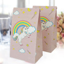 12pcs Horse Rainbow Paper Favors Gift Bag Baby Shower Birthday Party Candy Box