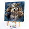 Oil Painting By Numbers Acrylic Handmade Animal World Digital Picture Art Decor
