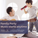 WS-898 Karaoke Bluetooth-Compatible Microphone Wireless Sing Mic Kit (Red) Newly