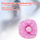 100pcs Portable Disposable Caps Women Men Bath Caps for Traveling (Pink) Newly