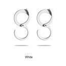 Home Organizer Hanging Coat Hanger Rail Crossbar Clips Desk Hook S shape Hooks