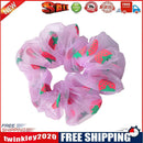 Sweet Ponytail Hair Bands Women Girls Ponytail Elastic Hair Loop (Purple)