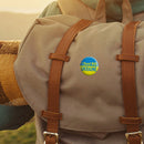 Liujuan Pin with Ukraine "I Stand with Ukraine", Round, 5.8 cm