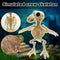Crazy Bone Skeleton Raven Plastic Animal Skeleton Bones Horror Halloween Decor`