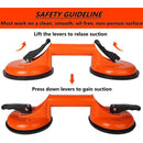 Glass Sucker Cup Heavy Duty Aluminum Alloy Rubber Vacuum Plate Handle Lifter/