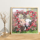 Full Embroidery Set Cross Stitch Needlework Kit 11CT Piggy Love Artwork DIY